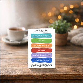 Personalised Birthday Card | Birthday List