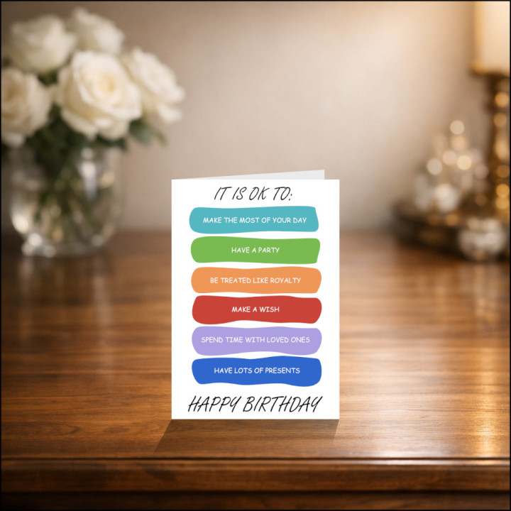 Personalised Birthday Card | Birthday List