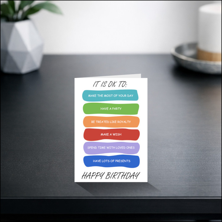 Personalised Birthday Card | Birthday List