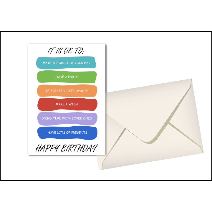 Personalised Birthday Card | Birthday List